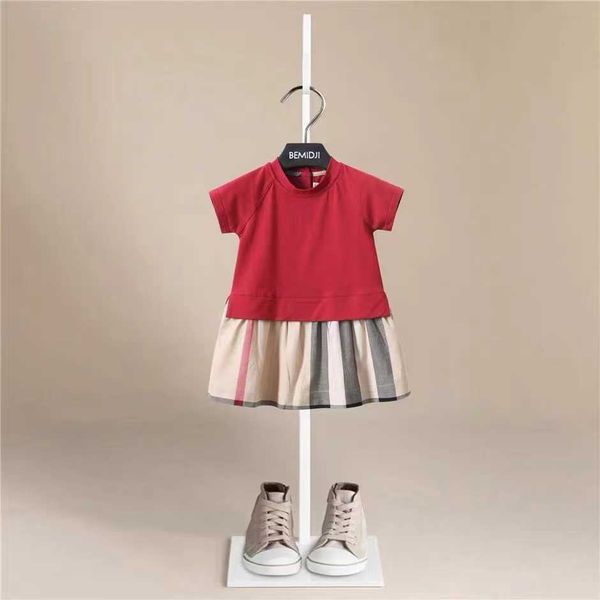 girl's dresses summer girls casual dresses children charm costume cotton kids clothes girl splicing striped dress 2-7years child prince, Red;yellow
girl's dresses summer girls casual dresses children charm costume cotton kids clothes girl splicing striped dress 2-7years child prince, Red;yellow