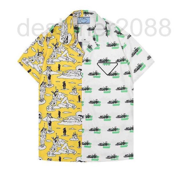 men's casual shirts designer trendy fashion contrast pattern print loose versatile bpyl, White;black
men's casual shirts designer trendy fashion contrast pattern print loose versatile bpyl, White;black