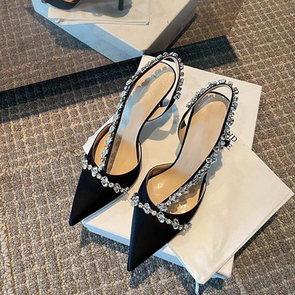 dress shoe high heels pumps wedding bride pearl s pointed toe office thick high-heeled sandals for spring 230106, Black
dress shoe high heels pumps wedding bride pearl s pointed toe office thick high-heeled sandals for spring 230106, Black
