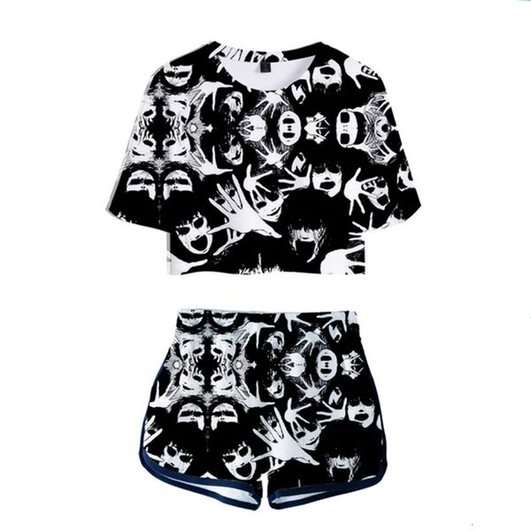 women s two piece pants japanese anime junji ito summer soft shorts and t shirts fashion women sets harajuku print crop tracksuit clothes 23, White
women s two piece pants japanese anime junji ito summer soft shorts and t shirts fashion women sets harajuku print crop tracksuit clothes 23, White