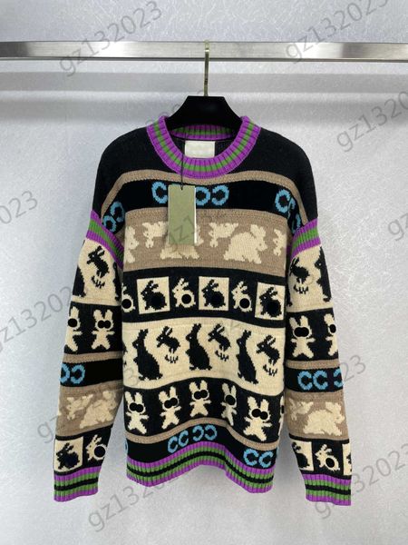 sweater womens rabbit striped printed crew neck pullover knitted sweater long sleeves off-shoulder design fashion brand knitwear sweaters fo, White;black
sweater womens rabbit striped printed crew neck pullover knitted sweater long sleeves off-shoulder design fashion brand knitwear sweaters fo, White;black