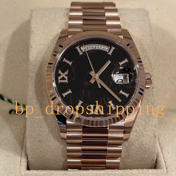 nf factory 36mm roman dial mens watches rose gold day date automatic mechanical ref.128235 asia movement sapphire glass men's sport wri, Slivery;brown
nf factory 36mm roman dial mens watches rose gold day date automatic mechanical ref.128235 asia movement sapphire glass men's sport wri, Slivery;brown