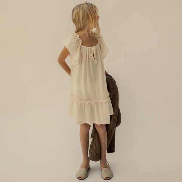 girl's dresses cotton loose girls dress with frill and front tie summer new children's casual short sleeve nightdress kids dresses, Red;yellow
girl's dresses cotton loose girls dress with frill and front tie summer new children's casual short sleeve nightdress kids dresses, Red;yellow