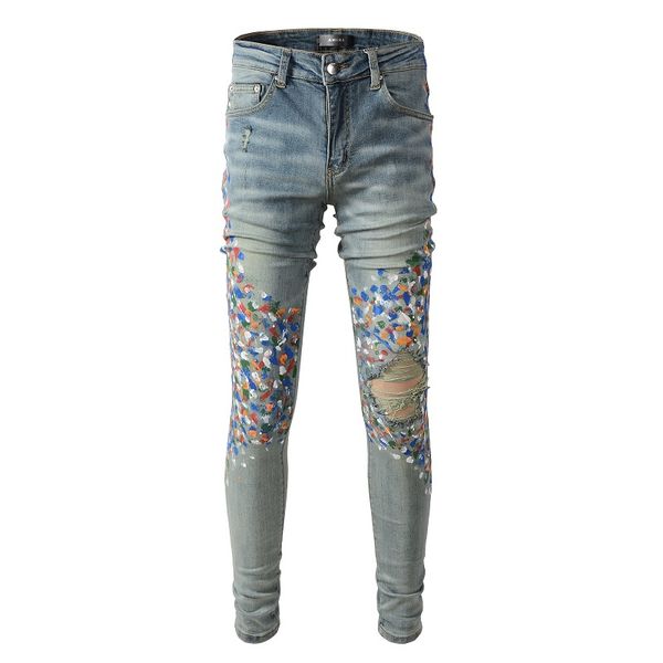ripped 20ss mens designer jeans distressed biker slim fit motorcycle denim for men fashion jean mans pants pour hommes utbs, Black
ripped 20ss mens designer jeans distressed biker slim fit motorcycle denim for men fashion jean mans pants pour hommes utbs, Black
