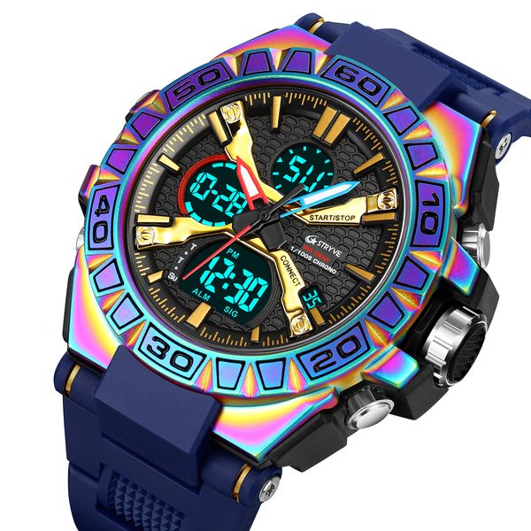 wristwatches stryve brand sports relojs men's digitalanalog dual movement luminous calendar 5atm waterproof watches s8025 s8026 230106, Slivery;brown
wristwatches stryve brand sports relojs men's digitalanalog dual movement luminous calendar 5atm waterproof watches s8025 s8026 230106, Slivery;brown