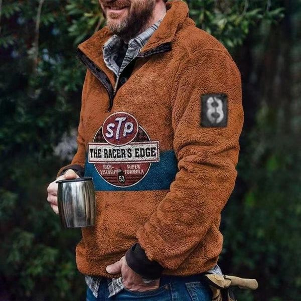 men's tracksuits men winter casual long sleeve lapel zip thicken sweatshirt pullover autumn letter print warm furry 230106, Gray
men's tracksuits men winter casual long sleeve lapel zip thicken sweatshirt pullover autumn letter print warm furry 230106, Gray