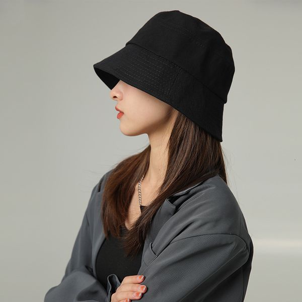 wide brim hats bucket summer cotton hat for women men outdoor hip hop foldable fisherman korean design solid big eaves sunscreen caps 230106, Blue;gray
wide brim hats bucket summer cotton hat for women men outdoor hip hop foldable fisherman korean design solid big eaves sunscreen caps 230106, Blue;gray