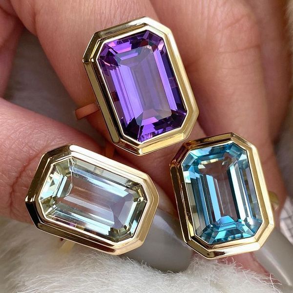 new 925 sterling silver luxury rectangle blue purple gold color cz diamond for engagement ring for women anniversary gift jewelry wholesale, Slivery;golden
new 925 sterling silver luxury rectangle blue purple gold color cz diamond for engagement ring for women anniversary gift jewelry wholesale, Slivery;golden