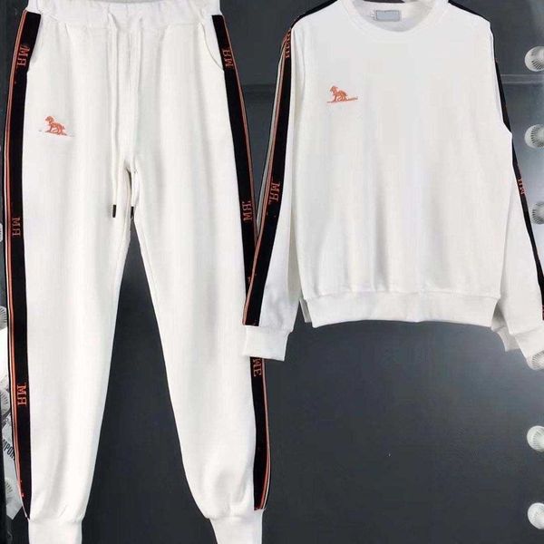 2023 designer tracksuits european and american brand fashion round neck long sleeve pants foreign trade brand sports suit women's wear, Gray
2023 designer tracksuits european and american brand fashion round neck long sleeve pants foreign trade brand sports suit women's wear, Gray