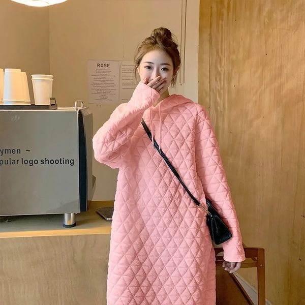 party dresses winter fashion rhombus hooded women parka pink quilting padded long sleeve warm streetwear parkas waistcoat vestidos 230107, White;black
party dresses winter fashion rhombus hooded women parka pink quilting padded long sleeve warm streetwear parkas waistcoat vestidos 230107, White;black