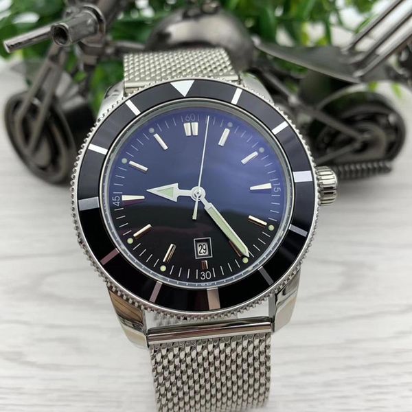 2023 u1 grade aaa super and ocean series date mens watches 47mm large black dial calibre 20 automatic index watch stainless steel mesh brace, Slivery;brown
2023 u1 grade aaa super and ocean series date mens watches 47mm large black dial calibre 20 automatic index watch stainless steel mesh brace, Slivery;brown