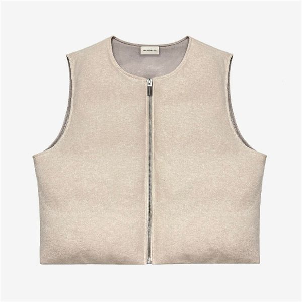 men s jackets fashionable warmth woolen cloth arnodefrance sleeveless vest zip jacket men women 1 1 versatile comfortable fabric coat 230106, Black;brown
men s jackets fashionable warmth woolen cloth arnodefrance sleeveless vest zip jacket men women 1 1 versatile comfortable fabric coat 230106, Black;brown