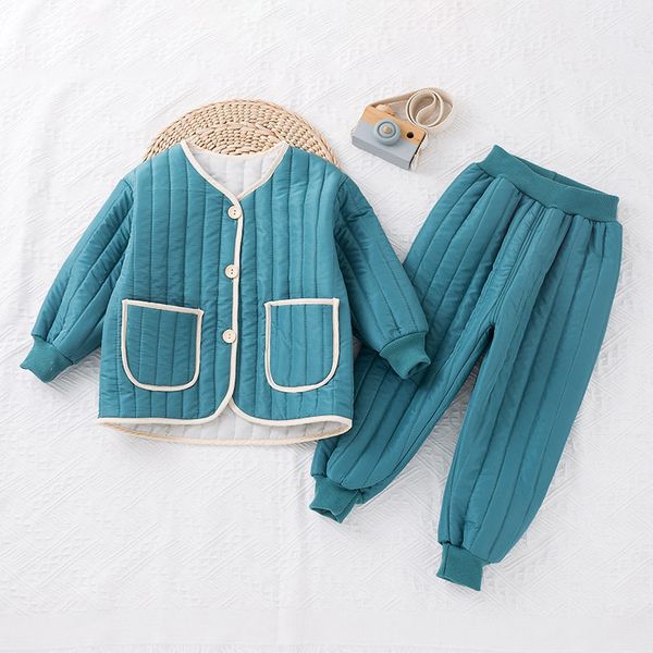 clothing sets autumn winter toddler kid down cotton suit baby boys girls home outdoor cottonpadded trousers 2pcs sports set 15 yrs 230106, White
clothing sets autumn winter toddler kid down cotton suit baby boys girls home outdoor cottonpadded trousers 2pcs sports set 15 yrs 230106, White