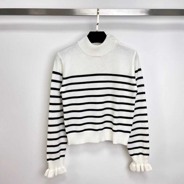 women sweaters clothing wool luxury striped cardigan classic beaded sweater lady chch, White;black
women sweaters clothing wool luxury striped cardigan classic beaded sweater lady chch, White;black