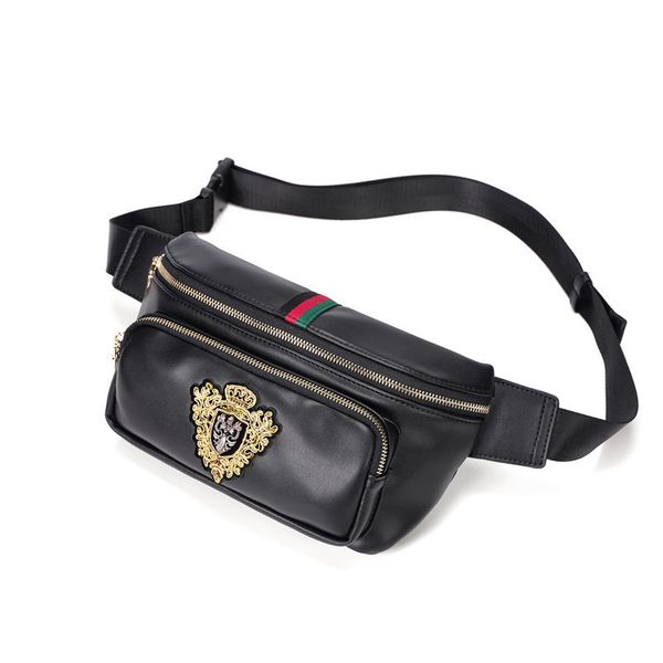 waist bags luxury designer chest men fanny pack embroidered leather crossbody shoulder black purse men's belt bum 230106
waist bags luxury designer chest men fanny pack embroidered leather crossbody shoulder black purse men's belt bum 230106