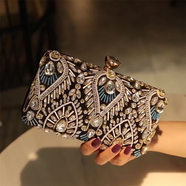 evening bag clutch beads wedding wallets with chain diamond party dinner mini drop 230106
evening bag clutch beads wedding wallets with chain diamond party dinner mini drop 230106