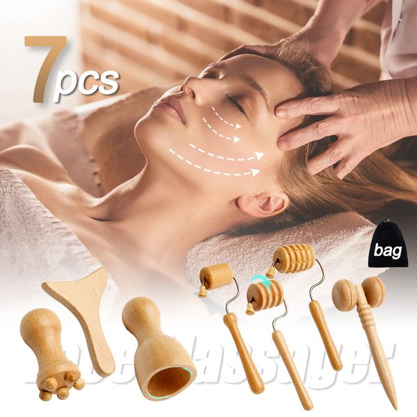 face care devices 7pcsset massagers gua sha tools wood therapy meridian massage kit roller lifting masajeador maderoterapia scraper 230107
face care devices 7pcsset massagers gua sha tools wood therapy meridian massage kit roller lifting masajeador maderoterapia scraper 230107