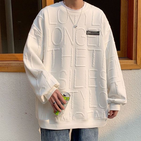 men's tracksuits sweatshirt solid color korean fashion streetwear long sleeve spring autumn harajuku pullover hoodie couple clothing 23, Gray
men's tracksuits sweatshirt solid color korean fashion streetwear long sleeve spring autumn harajuku pullover hoodie couple clothing 23, Gray
