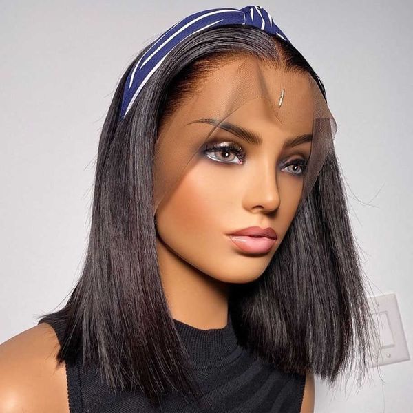 lace wigs bone straight short bob front human hair for women pre plucked brazilian 13x1 hd transparent frontal 230106, Black;brown
lace wigs bone straight short bob front human hair for women pre plucked brazilian 13x1 hd transparent frontal 230106, Black;brown