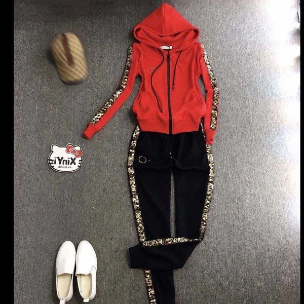 designer women tracksuits spring and autumn new hooded brand high end high class foreign trade sports suit women's wear logo brand two, Gray
designer women tracksuits spring and autumn new hooded brand high end high class foreign trade sports suit women's wear logo brand two, Gray