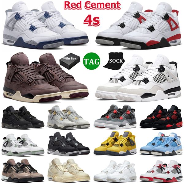2023 4s men basketball shoes 4 midnight navy red cement thunder military black cat lightning university blue pn dust canvas women
2023 4s men basketball shoes 4 midnight navy red cement thunder military black cat lightning university blue pn dust canvas women