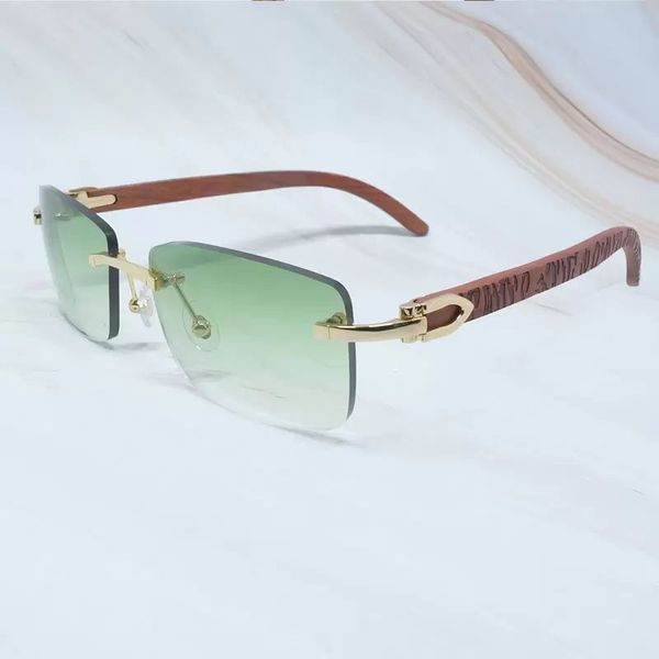 craved wood luxury glasses mens carters designers sunglasses rimless fashion vintage sun shades driving holiday decoration, White;black
craved wood luxury glasses mens carters designers sunglasses rimless fashion vintage sun shades driving holiday decoration, White;black