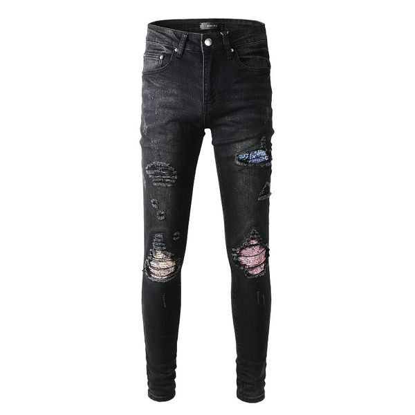 20ss mens designer jeans distressed ripped biker slim fit motorcycle denim for men fashion jean mans pants pour hommes #866, Blue
20ss mens designer jeans distressed ripped biker slim fit motorcycle denim for men fashion jean mans pants pour hommes #866, Blue