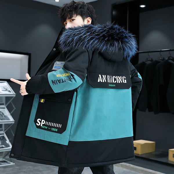 men s jackets winter add fleece men parkas patchwork hooded waterproof overcoat male fashion big pockets fur collar streetwear 230106, Black;brown
men s jackets winter add fleece men parkas patchwork hooded waterproof overcoat male fashion big pockets fur collar streetwear 230106, Black;brown