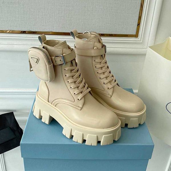 2023 black beige leather and nylon fabric boots women platform desert boots with removable pouch chunky block sole booties designers ankle m
2023 black beige leather and nylon fabric boots women platform desert boots with removable pouch chunky block sole booties designers ankle m