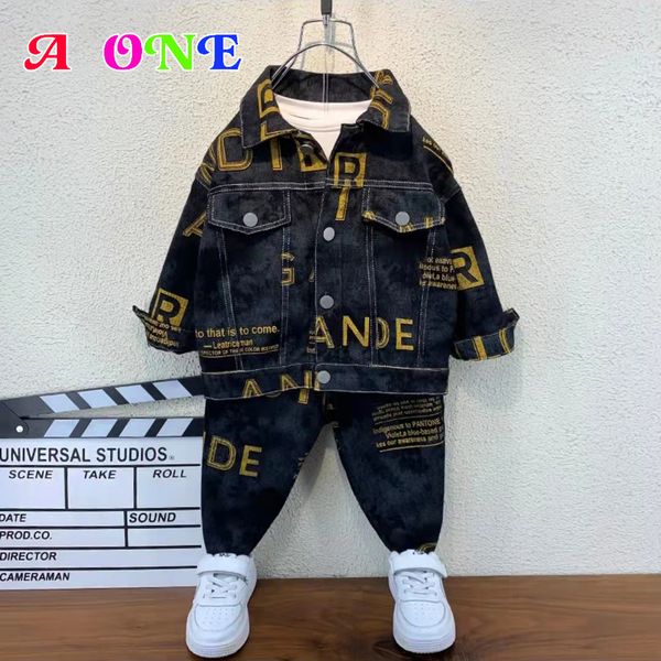 clothing sets spring autumn boys denim set kids clothes children outfits denim jackets pants 2 pcs fashion letter knight jacket coat 230106, White
clothing sets spring autumn boys denim set kids clothes children outfits denim jackets pants 2 pcs fashion letter knight jacket coat 230106, White