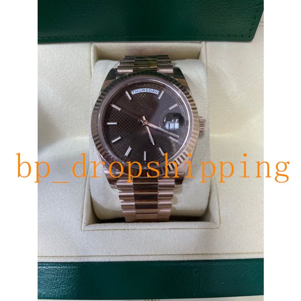 2023 new watch rose gold 41mm brown chocolate plaid dial v2 version automatic movement stainless steel high-quality bussiness new wristwatch, Slivery;brown
2023 new watch rose gold 41mm brown chocolate plaid dial v2 version automatic movement stainless steel high-quality bussiness new wristwatch, Slivery;brown