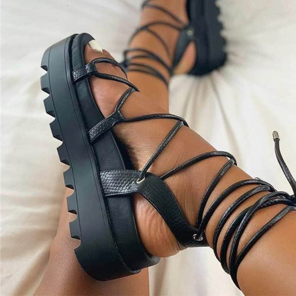 sandal gladiator shoes fashion thick heels platform ladies flats cross tied laceup pu female sandal plus size 230106, Black
sandal gladiator shoes fashion thick heels platform ladies flats cross tied laceup pu female sandal plus size 230106, Black