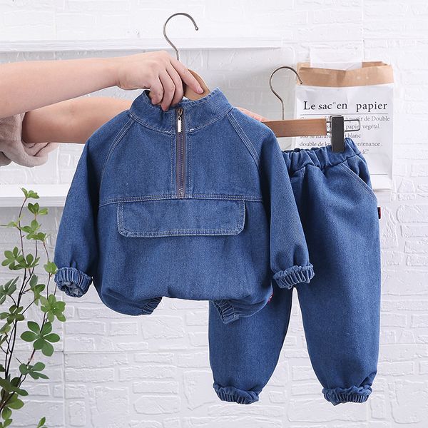clothing sets 2023 spring autumn children clothes boys suit denim pullover jeans pants 2pcsset infant casual outfits kids sportswear 230106, White
clothing sets 2023 spring autumn children clothes boys suit denim pullover jeans pants 2pcsset infant casual outfits kids sportswear 230106, White