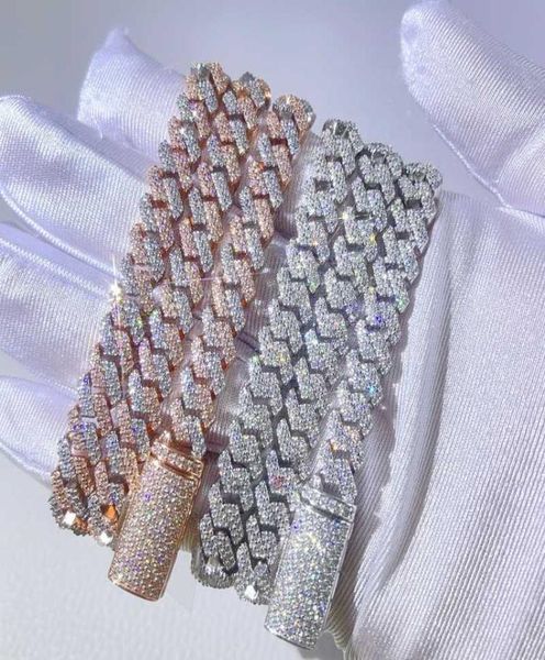 8mm hip hop iced out men fashion rapper jewelry vvs moissanite cuban link chain 9255481919, Silver
8mm hip hop iced out men fashion rapper jewelry vvs moissanite cuban link chain 9255481919, Silver