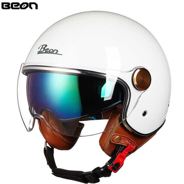 s beon retro motorcycle four seasons universal double lens half helmet summer men and women 0105
s beon retro motorcycle four seasons universal double lens half helmet summer men and women 0105