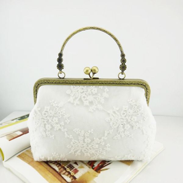evening bag diy handbag lace decoration with metal clasp frame material set or finish 230106
evening bag diy handbag lace decoration with metal clasp frame material set or finish 230106