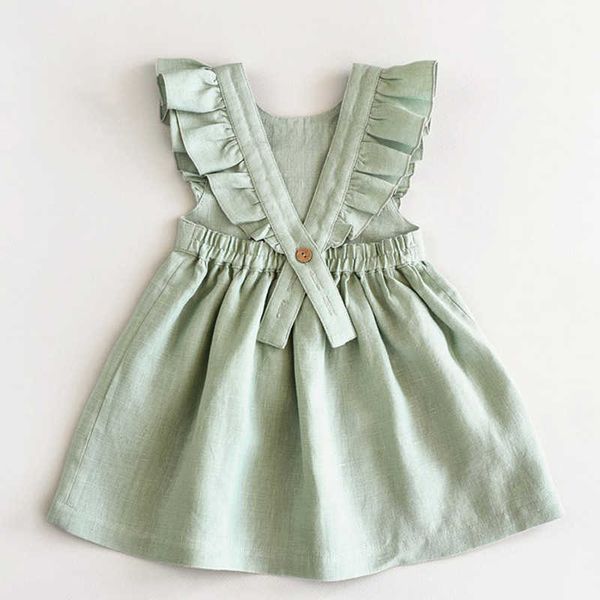 girl's dresses solid color cotton linen flying sleeve backless baby girls princess dress europe america style summer kids party dresses, Red;yellow
girl's dresses solid color cotton linen flying sleeve backless baby girls princess dress europe america style summer kids party dresses, Red;yellow