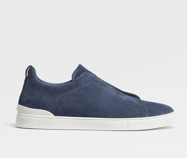 23s brand flats men casual shoes zegnas-- low sneaker calfskin leather triple stitch light shoes luxury design trainer with box 38-45, Black
23s brand flats men casual shoes zegnas-- low sneaker calfskin leather triple stitch light shoes luxury design trainer with box 38-45, Black