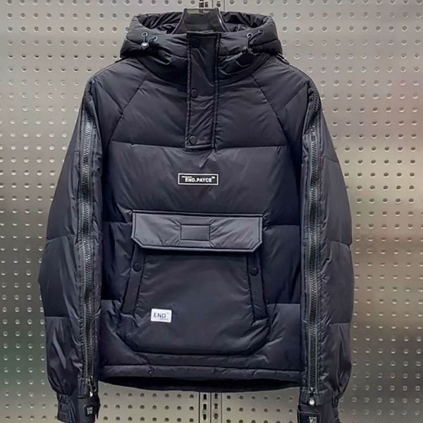 men s jackets trendy big pocket padded hooded tooling thicken thermal coat couple versatile casual 230106, Black;brown
men s jackets trendy big pocket padded hooded tooling thicken thermal coat couple versatile casual 230106, Black;brown