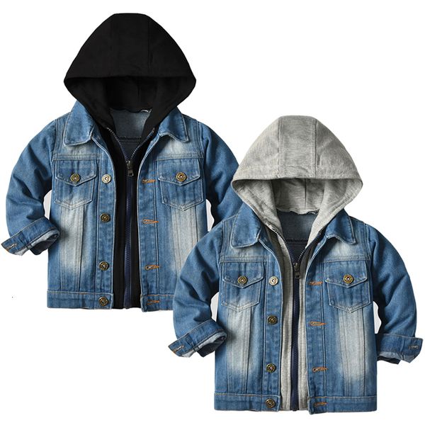 down coat girls denim jacket boys jean clothes fashion casual fake two cardigan children's outdoor cowboy clothing toddler hoodies 2301, Blue;gray
down coat girls denim jacket boys jean clothes fashion casual fake two cardigan children's outdoor cowboy clothing toddler hoodies 2301, Blue;gray