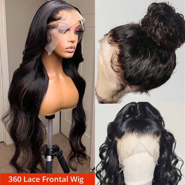 nxy lace wigs body wave front 30 40 inch 360 full human hair pre plucked brazilian for women 13x6 hd frontal 230106, Black;brown
nxy lace wigs body wave front 30 40 inch 360 full human hair pre plucked brazilian for women 13x6 hd frontal 230106, Black;brown