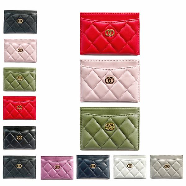 womens mens designer quilted coin purses wallet 4 card pockets card holder purse genuine leather luxury wallets with box serial number origi, Red;black
womens mens designer quilted coin purses wallet 4 card pockets card holder purse genuine leather luxury wallets with box serial number origi, Red;black
