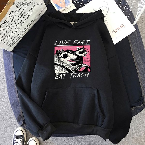 men's tracksuits live fast eat trash raccoon hoodie cartoon graphic printing sweatshirts long sleeve winter hooded harajuku men pullove, Gray
men's tracksuits live fast eat trash raccoon hoodie cartoon graphic printing sweatshirts long sleeve winter hooded harajuku men pullove, Gray