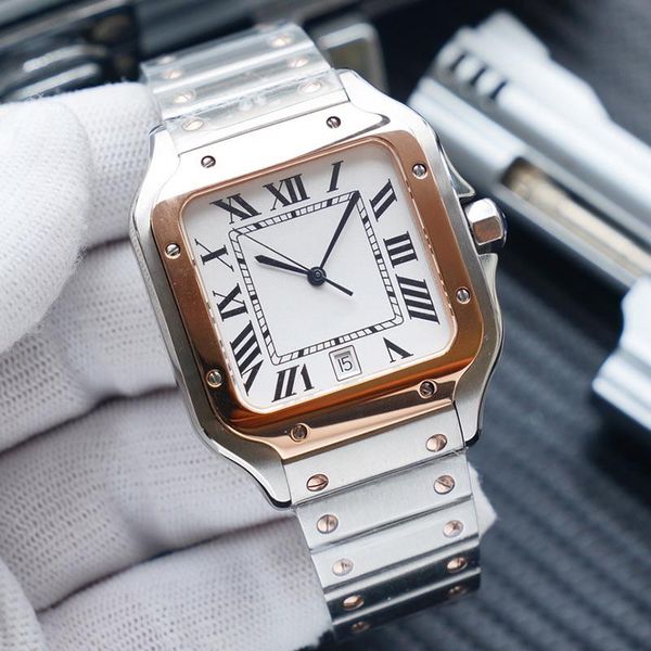 casual wristwatches mens watch metal bezel automatic mechanical movement waterproof designer watches stainless steel strap montre de luxe, Slivery;brown
casual wristwatches mens watch metal bezel automatic mechanical movement waterproof designer watches stainless steel strap montre de luxe, Slivery;brown