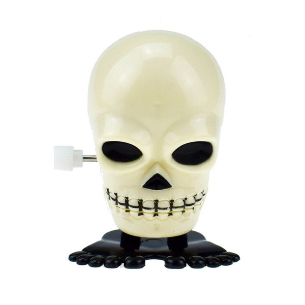 

Halloween Supplies Clockwork Skull Kids Wind-up Toys Walking Head Skull Party Gifts for Children
