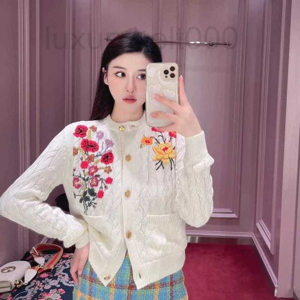 women's knits & tees designer high grade three-dimensional flower embroidery knitted twisted women's new style cardigan with linin, White
women's knits & tees designer high grade three-dimensional flower embroidery knitted twisted women's new style cardigan with linin, White