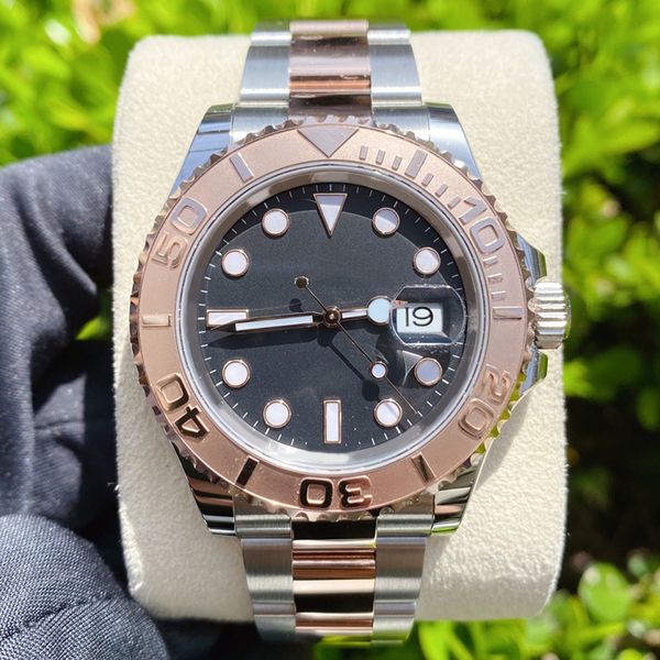 gold automatic men's watch 40mm high-quality mechanical sapphire mirror 904l stainless steel strap waterproof luminous automatic calend, Slivery;brown
gold automatic men's watch 40mm high-quality mechanical sapphire mirror 904l stainless steel strap waterproof luminous automatic calend, Slivery;brown