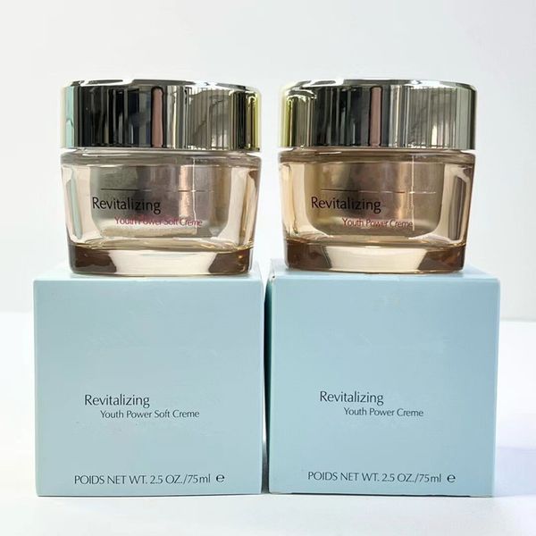 

2023 brand revitalizing youth power creme &soft creme 2 types face cream 75ml skin care, White