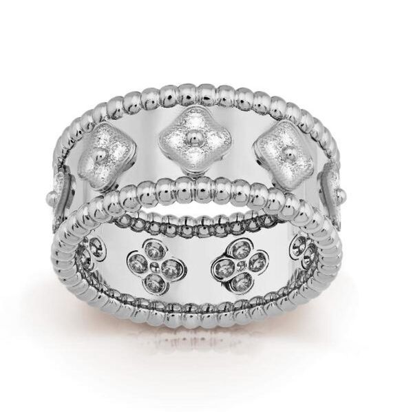 fourleaf clover kaleidoscope threecolor ring 18k rose gold full diamond official website the same style with box high fourleave5693705, Silver
fourleaf clover kaleidoscope threecolor ring 18k rose gold full diamond official website the same style with box high fourleave5693705, Silver