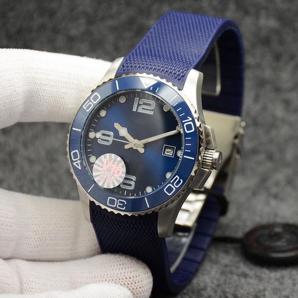 2023 u1 grade aaa 41mm conquest mens watches automatic mechanical movement rubber strap concas ceramic bezel with hydroconquest hardlex glas, Slivery;brown
2023 u1 grade aaa 41mm conquest mens watches automatic mechanical movement rubber strap concas ceramic bezel with hydroconquest hardlex glas, Slivery;brown